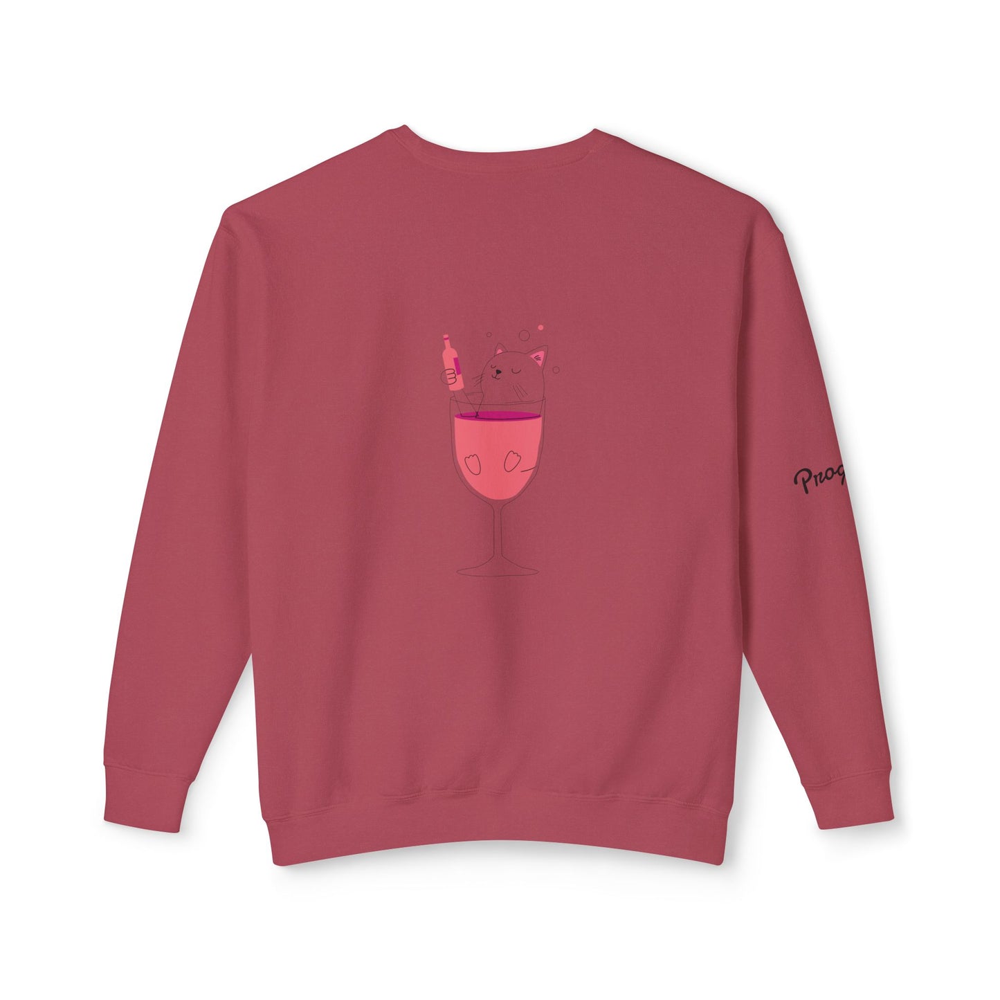 BLISS Unisex Lightweight Crewneck Sweatshirt, Cozy Apparel for Relaxation, Perfect Gift for Friends, Ideal for Chill Moments, Casual Style