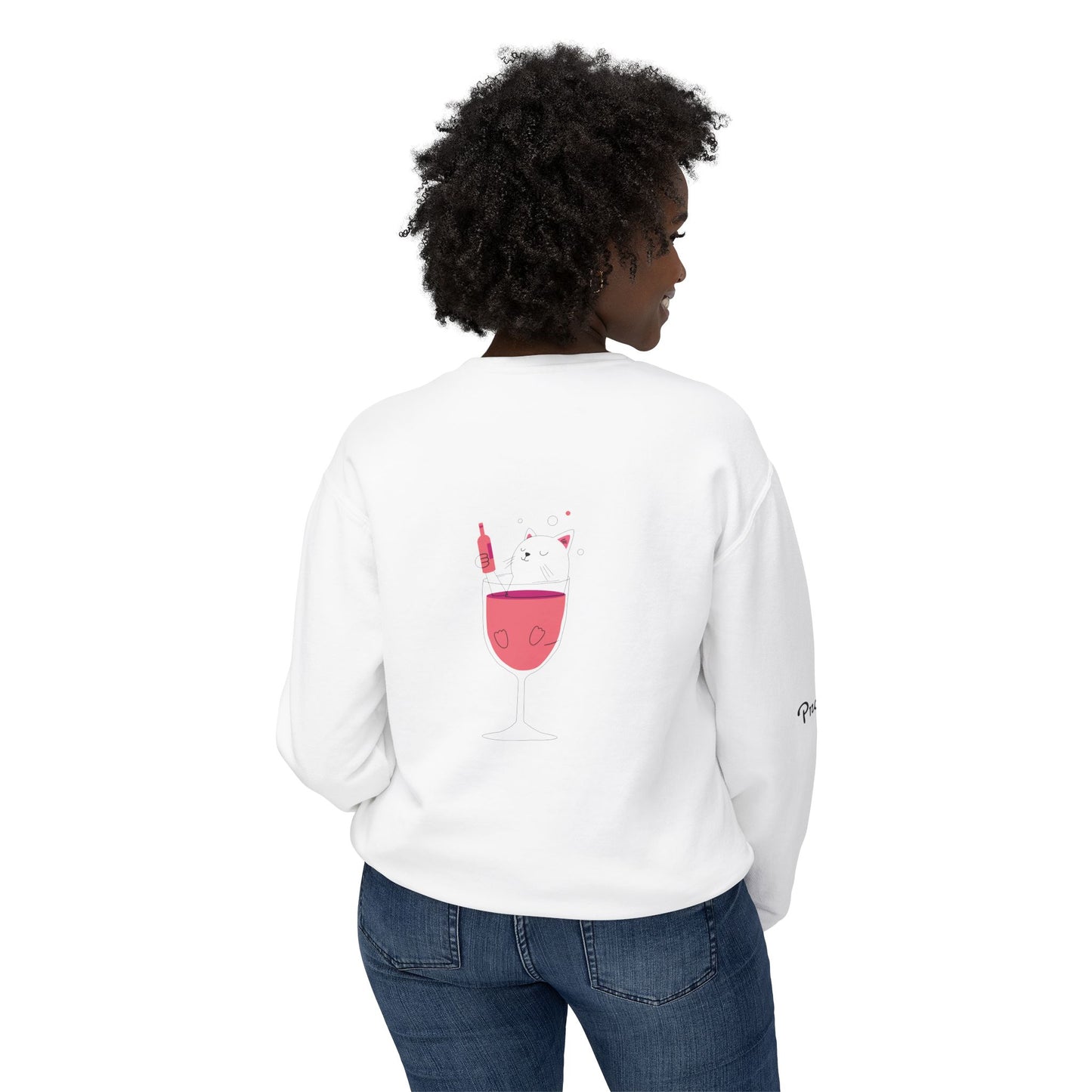 BLISS Unisex Lightweight Crewneck Sweatshirt, Cozy Apparel for Relaxation, Perfect Gift for Friends, Ideal for Chill Moments, Casual Style
